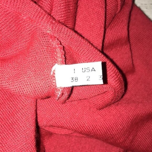 See by Chloe Red Wool Blend Shift Dress - Picture 9 of 10